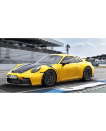 Insert de pare-chocs avant carbone TECHART pour Porsche 992 GT3 (2021+)