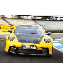 Insert de pare-chocs avant carbone TECHART pour Porsche 992 GT3 (2021+)