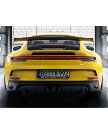 Rear Panel / Extension Diffuseur carbone TECHART Porsche 992 GT3 (2021+)