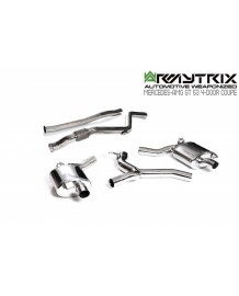 Echappement inox ARMYTRIX Mercedes AMG GT43 / GT53 X290 (2019+) - Ligne Cat/Fap-Back à valves