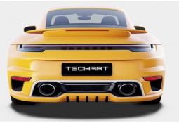 Diffuseur arrière TECHART Porsche 992 Turbo + S