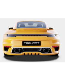 Diffuseur arrière TECHART Porsche 992 Turbo + S