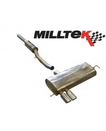 Ligne d'échappement inox MILLTEK VW Golf 4 V6 4Motion (2000-2004)- Ligne Cat-Back