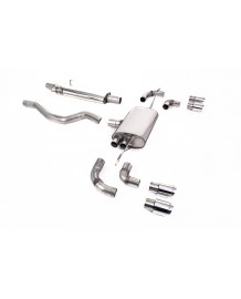 Ligne d'échappement inox FAP-Back MILLTEK Land Rover Defender 110 2,0 i4 P300 & P400e (2020+)(Homologuée)