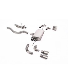 Ligne d'échappement inox FAP-Back MILLTEK Land Rover Defender 90 2,0 i4 P300 & P400e (2020+)(Homologuée)