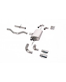 Ligne d'échappement inox FAP-Back MILLTEK Land Rover Defender 90 3,0 i4 V6 P400 (2020+)(Sport)