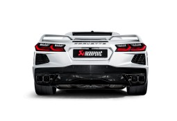 Echappement AKRAPOVIC Corvette Stingray C8 avec FAP (2020+)- Silencieux à valves