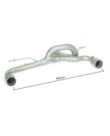 Echappement RAGAZZON BMW 118d/120d + xd F20 N47/B47 (2011-2019) - Ligne Cat-Back look M135/140i