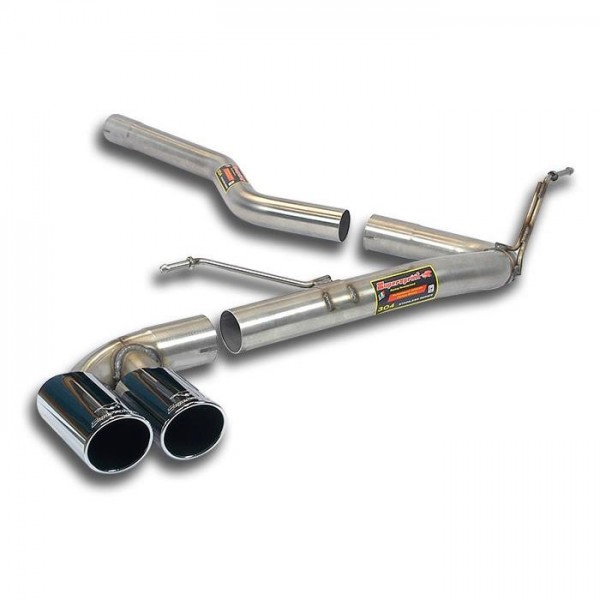 Echappement inox SUPERSPRINT BMW 118d+ xd F20 N47 (2011-2015)-Silencieux Tube Racing