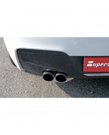 Echappement inox SUPERSPRINT BMW 118d+ xd F20 N47 (2011-2015)-Silencieux Tube Racing