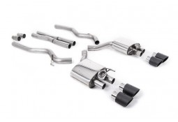 Ligne d'échappement inox Fap-Back à valves MILLTEK pour Ford Mustang GT 5.0 V8 Facelift (2019+)