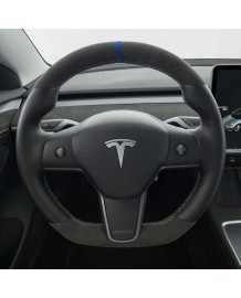 Volant Cuir/Alcantara TESLA Model Y / Model 3 - STARTECH