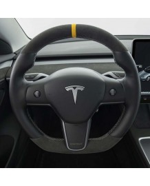 Volant Cuir/Alcantara TESLA Model Y / Model 3 - STARTECH