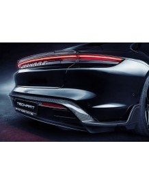 Diffuseur arrière TECHART Porsche TAYCAN + 4S + Turbo + Turbo S