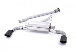 Ligne d'échappement inox Cat-Back MILLTEK TOYOTA GT86 2,0l (2012-2021)(Race)