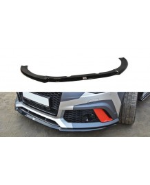 Spoiler / Lame de pare-chocs avant Audi RS6 C7 (2015-2017)(V2)