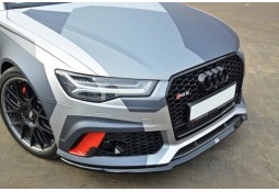 Spoiler / Lame de pare-chocs avant Audi RS6 C7 (2015-2017)(V2)