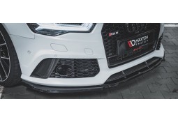 Spoiler / Lame de pare-chocs avant Audi RS6 C7 (2015-2017)(V3)