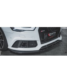 Spoiler / Lame de pare-chocs avant Audi RS6 C7 (2015-2017)(V3)