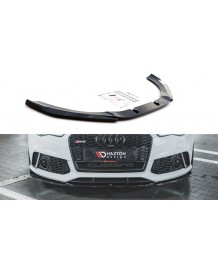 Spoiler / Lame de pare-chocs avant Audi RS6 C7 (2015-2017)(V3)