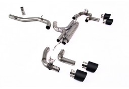 Ligne d'échappement FAP-Back à valves MILLTEK Golf 8R 320/333Ch (2021+)(2024+)(Race)