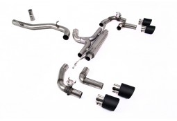 Ligne d'échappement FAP-Back à valves MILLTEK Golf 8R 2,0 TSI 320ch (2021+)(Race)