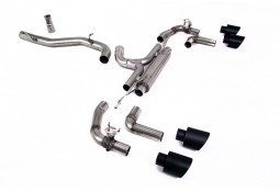 Ligne d'échappement FAP-Back à valves MILLTEK Golf 8R 2,0 TSI 320ch (2021+)(Race)