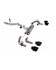 Ligne d'échappement FAP-Back à valves MILLTEK Golf 8R 2,0 TSI 320ch (2021+)(Race)