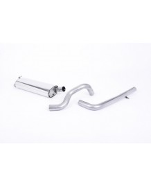 Ligne d'échappement inox Cat-Back MILLTEK Audi A3 1,9 TDI 90 / 100 / 110 / 130Ch 8P (1996-2004)