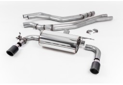 Ligne d'échappement inox Cat-Back à valves MILLTEK BMW M240i F22 (2015-2018)(Race)