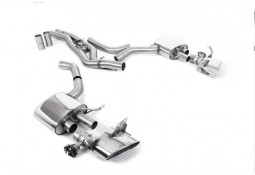 Ligne d'échappement Fap-Back à valves MILLTEK Audi RS6 RS7 C8 FAP/OPF (2020+)(Homologuée)