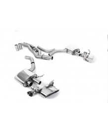 Ligne d'échappement Fap-Back à valves MILLTEK Audi RS6 RS7 C8 FAP/OPF (2020+)(Homologuée)