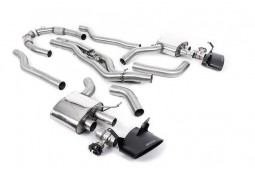 Ligne d'échappement Fap-Back à valves MILLTEK Audi RS6 RS7 C8 FAP/OPF (2020+) Racing (Plug)