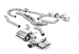 Ligne d'échappement Fap-Back à valves MILLTEK Audi RS6 RS7 C8 FAP/OPF (2020+) Racing (Plug)