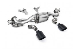 Echappement inox MILLTEK Porsche 718 Cayman GT4 / Boxster GTS 4.0 (02/2020+)- Silencieux à valves (Race)