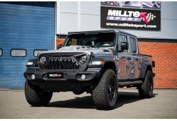 Ligne d'échappement inox MILLTEK JEEP Gladiator 3.6 V6 JT (2020+)(Sorties latérales)