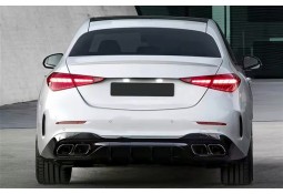 Diffuseur look C63S AMG pour Mercedes Classe C W206 Pack AMG Berline (2021+)