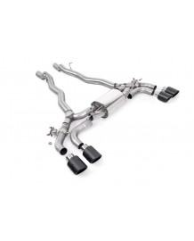 Ligne d'échappement inox FAP-Back à valves MILLTEK BMW M5 + Compétition (F90) (2020+) (Homologuée)