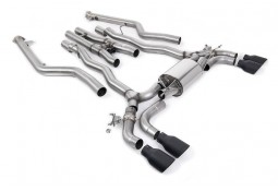 Ligne d'échappement inox Cat-Back à valves MILLTEK BMW M5 + Compétition (F90) (2021+) (Racing)