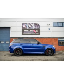 Silencieux d'échappement inox MILLTEK Range Rover SPORT SVR 5.0 V8 L494 (2018-2022)