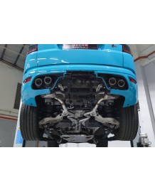 Echappement inox QUICKSILVER pour Range Rover Sport 5,0 SVR L494 (04/2018+/Facelift) - Ligne Cat/Fap-Back à valves