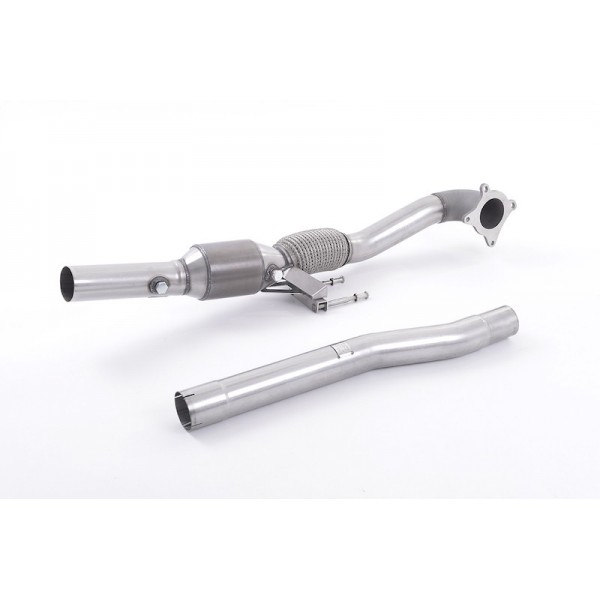 Downpipe + Catalyseurs Sport HJS MILLTEK AUDI S3 8P 2,0T SportBack& 3P (2006-2012)