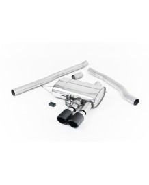 Echappement inox MILLTEK Mini Cooper S F56 2,0T (2014-2018)-Ligne Cat-back à valves