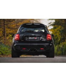 Echappement inox MILLTEK Mini Cooper S 2,0T F56 FAP (2019+)-Ligne Fap-back à valves