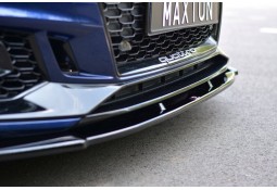 Spoiler / Lame de pare-chocs avant Audi RS4 B9 Avant (2017-2019)
