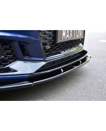 Spoiler / Lame de pare-chocs avant Audi RS4 B9 Avant (2017-2019)