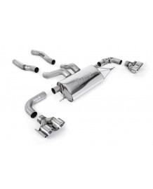 Ligne d'échappement inox FAP-Back à valves MILLTEK BMW M240i xDrive Coupé G42 (2022+)(Homologuée)