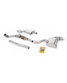 Ligne d'échappement complète MILLTEK pour AUDI S3 8P 2,0T 3 portes (2007-2012)