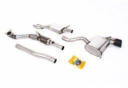 Ligne d'échappement complète MILLTEK pour AUDI S3 8P 2,0T 3 portes (2007-2012)