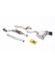 Ligne d'échappement complète MILLTEK pour AUDI S3 8P 2,0T 3 portes (2007-2012)